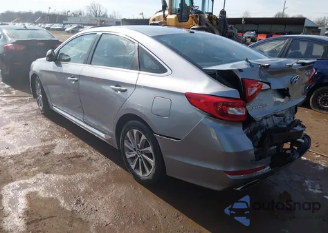 2017 Hyundai Sonata Sport из США, поврежденный, VIN 5NPE34AF8HH439629